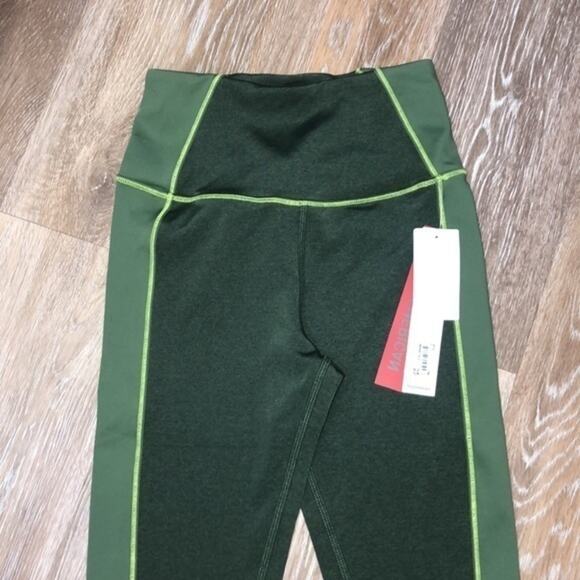 Good American The Dual Life 7-8 Leggings in Heathered Forest XS NWT - Picture 5 of 11